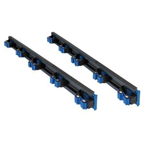 Talen Tools Gereedschapshouder - 2x - 5 klemmen per rail - 58 x 10 x 5 cm