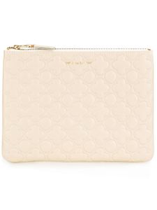 Comme Des Garçons Wallet pochette zippée - Blanc