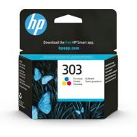 HP 303 Tri-color Original 4ml 165pagina's Cyaan, Geel inktcartridge