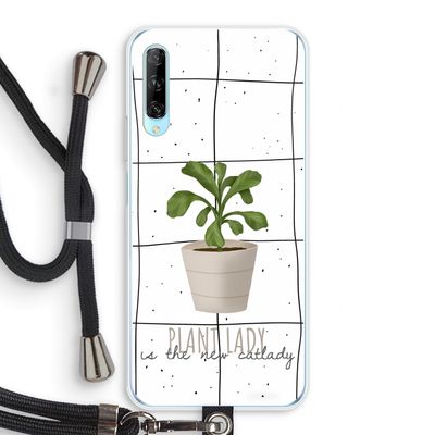 Kamerplant op vensterruit: Huawei P Smart Pro Transparant Hoesje met koord