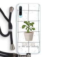 Kamerplant op vensterruit: Huawei P Smart Pro Transparant Hoesje met koord