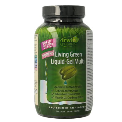 Living green liquid gel multi for women 120 Softgels