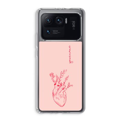 Blooming Heart: Xiaomi Mi 11 Ultra Transparant Hoesje