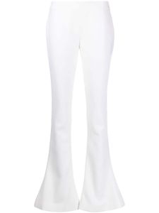 Balmain pantalon de tailleur évasé - Blanc