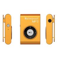 IPX8 waterdicht zwemmen duiken Sport MP3 muziekspeler met clip & oortelefoon ondersteuning FM geheugen: 8GB (Orange)