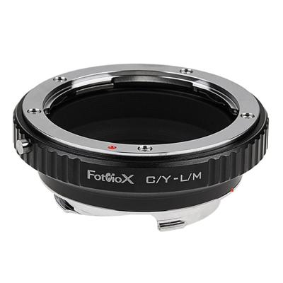 Fotodiox Pro lens adapter met Leica 6-bit M-coding Contax/Yashica (CY) SLR \ naar Leica M mount rangefinder