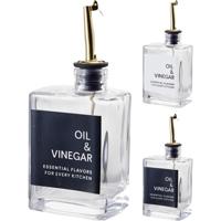 Excellent Houseware Olie/azijnfles glas 280ml