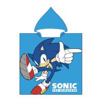 Sonic Handdoek Poncho, 55x110cm - thumbnail
