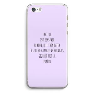 GSM: iPhone 5 / 5S / SE Transparant Hoesje