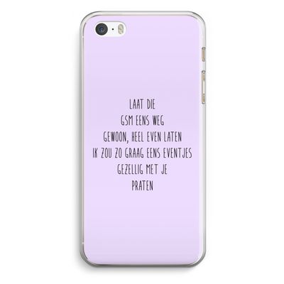 GSM: iPhone 5 / 5S / SE Transparant Hoesje