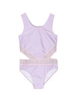 Off-White Kids maillot de bain Bookish à bande logo - Violet - thumbnail