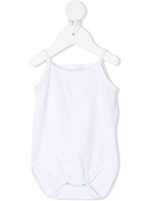 La Perla Kids body à design sans manches - Blanc
