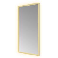 Spiegel Hotbath &MORE 80x50 cm LED-Verlichting Spiegelverwarming Rechthoek Geborsteld Messing PVD