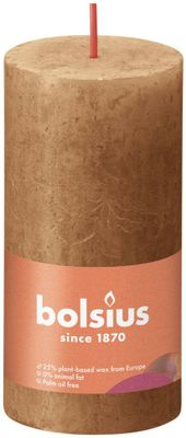Bolsius kaars rustiek 10x5 cm spice brown