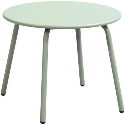 Leen Bakker - Bijzettafel Montreal - / - 40xØ50 Cm - Metaal - Groen