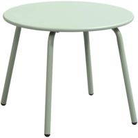 Leen Bakker - Bijzettafel Montreal - / - 40xØ50 Cm - Metaal - Groen