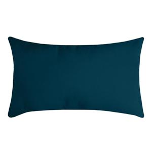 Stof Textile sierkussen Nelson - petrol blauw - 30 x 50 cm - bank kussens - polyester