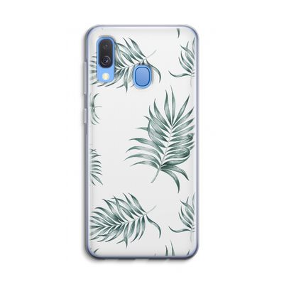 Simple leaves: Samsung Galaxy A40 Transparant Hoesje
