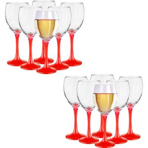 Wijnglazen - 12x - Red collection - 300 ml - glas