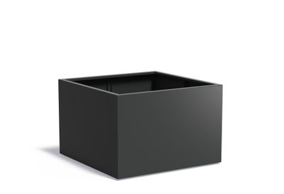Aluminium plantenbak CARREZ 120x120x80cm.