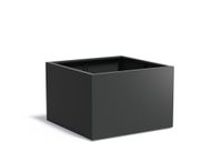 Aluminium plantenbak CARREZ 120x120x80cm.