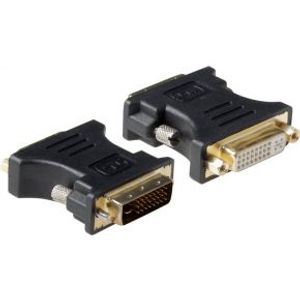 ACT AP1001 tussenstuk voor kabels DVI 24+5-pin Zwart