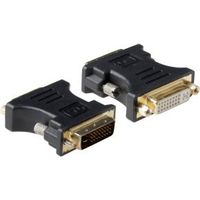 ACT AP1001 tussenstuk voor kabels DVI 24+5-pin Zwart - thumbnail