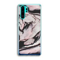 Roze stroom: Huawei P30 Pro Transparant Hoesje