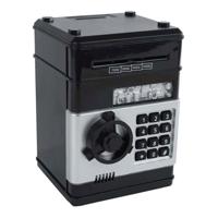 Geldkluis met Geheime Code Zwart, 19,5cm