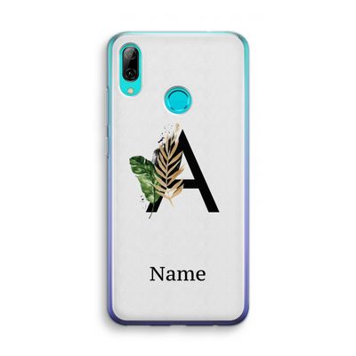 Charcoal Flora: Huawei P Smart (2019) Transparant Hoesje