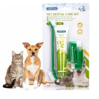 Nobleza Tandenborstels met tandpasta voor hond en kat