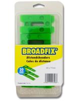 Boradfix Vlakke Vulplaatjes | 45x77 mm | 1-8 mm | Schuin | 20 stuks - PW20EC