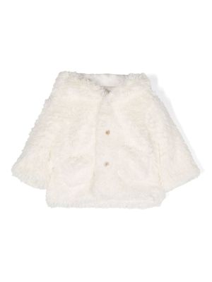 TEDDY & MINOU veste polaire à capuche - Tons neutres