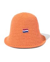 HEMA Buckethat gehaakt Nederland (oranje)
