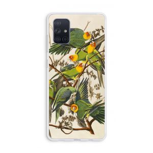 Carolinaparkiet: Galaxy A71 Transparant Hoesje