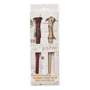 Harry Potter Voldemort & Harry Wand Pen & Pencil Set