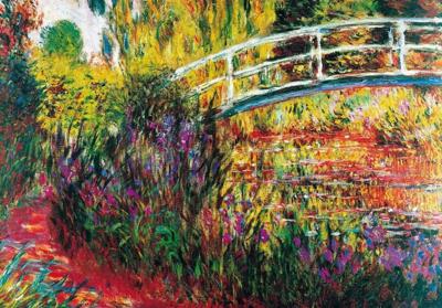 Kunstdruk Claude Monet - Le Pont Japonais 100x70cm