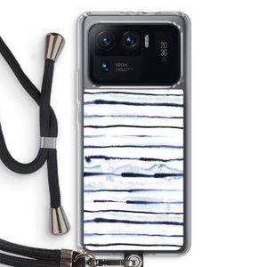 Ink Stripes: Xiaomi Mi 11 Ultra Transparant Hoesje met koord