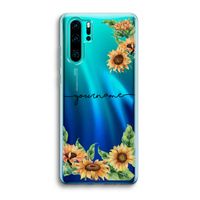 Zonnebloemen: Huawei P30 Pro Transparant Hoesje