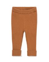 HEMA Newborn legging rib bruin (bruin)