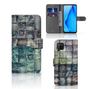 Wallet Case met Pasjes Huawei P40 Lite Spijkerbroeken