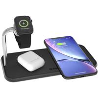 ZENS Dual qi Apple-Watch ZEDC05B Inductie lader 2000 mA Uitgangen Qi-standaard Zwart