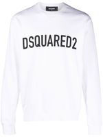 DSQUARED2 sweat à logo imprimé - Blanc - thumbnail