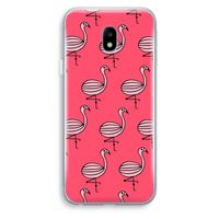 Flamingo: Samsung Galaxy J3 (2017) Transparant Hoesje