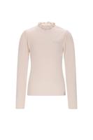 NoNo winter jersey t-shirt meisjes - wit - Koss - ecovero, rib