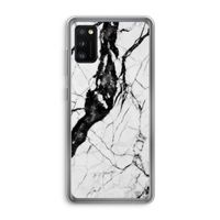 Witte marmer 2: Samsung Galaxy A41 Transparant Hoesje