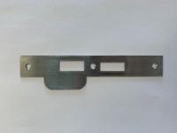 4tecx Sluitplaat RVS tbv veiligheidsslot 119/17T steekmaat pc 55mm sluitplaat vierk. draairichting 1 recht