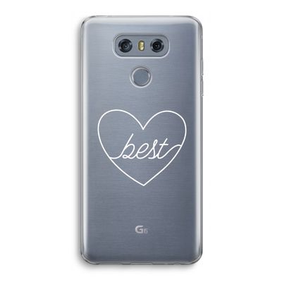 Best heart pastel: LG G6 Transparant Hoesje