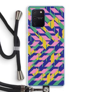 Skew Blush 1: Samsung Galaxy Note 10 Lite Transparant Hoesje met koord