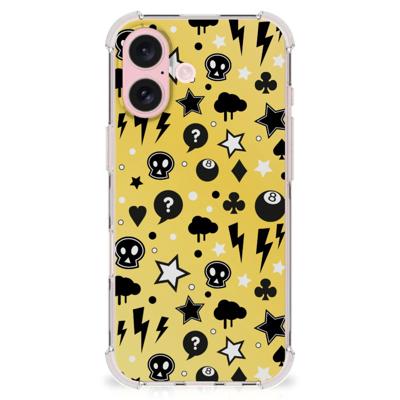 Extreme Case iPhone 16 Punk Geel Extreme Case iPhone 16 Punk Geel